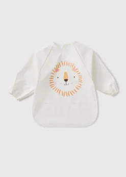 Baby White Lion Coverall Bib