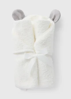 Baby White Panda Hooded Towel