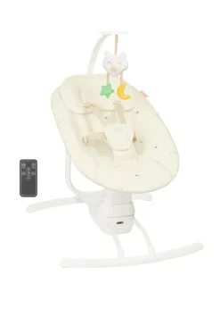 Badabulle Cream Lateral Swing with Remote
