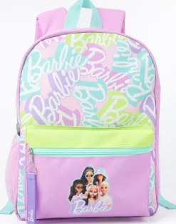 Barbie 4 Piece  Purple Backpack Set