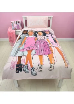Barbie Figures Panel Duvet Set
