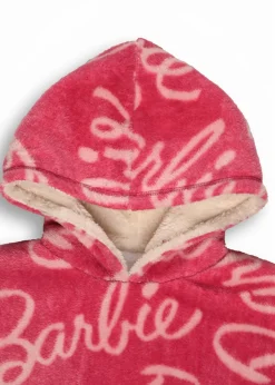 Barbie Girls Pink Hooded Blanket