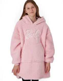 Barbie Girls Pink Logo Blanket Hoodie (6 - 13 Years)