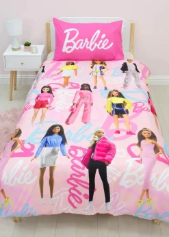 Barbie Pink Unboxed Brushed Microfibre Duvet Cover Set