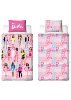 Barbie Pink Unboxed Brushed Microfibre Duvet Cover Set