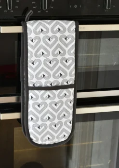 Beau & Elliot Grey Vibe Double Oven Gloves