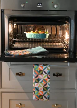 Beau & Elliot Multi Coloured Carnaby Tea Towels Bloom/Petal Set of 2