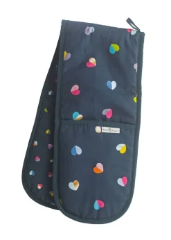 Beau & Elliot Navy Confetti Double Oven Gloves