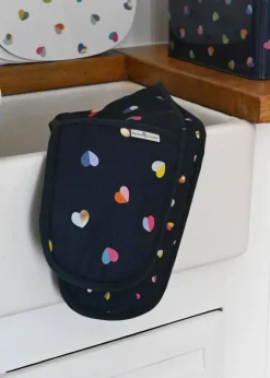 Beau & Elliot Navy Confetti Double Oven Gloves