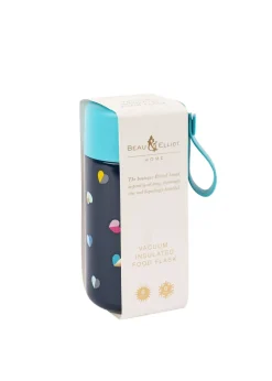 Beau & Elliot Navy Mini Confetti Lunch Food Flask (500ml)