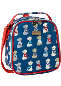 Beau & Elliot Navy Scruffy Pups Kids Lunch Bag  & Bottle