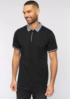 Bewley & Rich Black Eastbrook Polo