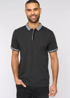Bewley & Rich Charcoal Marl Eastbrook Polo