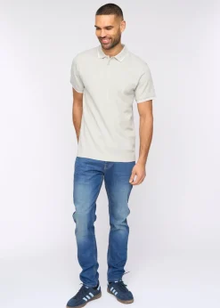 Bewley & Rich Light Grey Elverton Polo