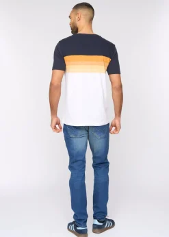 Bewley & Rich Navy/Orange Kemble T-Shirt