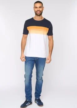 Bewley & Rich Navy/Orange Kemble T-Shirt