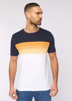 Bewley & Rich Navy/Orange Kemble T-Shirt