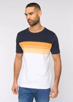 Bewley & Rich Navy/Orange Kemble T-Shirt