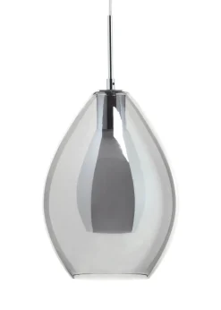 BHS Carmella Pendant Chrome (Adjustable 51-103cm x 25cm)