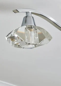 BHS Chrome Bella Flush Ceiling 3 Light (15cm x 45cm)