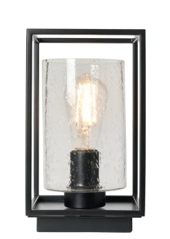 BHS Hardy Table Lamp Matt Black (27cm x 16cm)