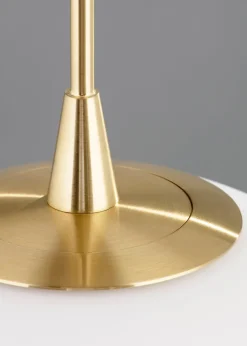 BHS Hol Opal Glass Sphere Pendant Light (100cm x 30cm x 30cm)