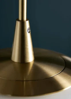 BHS Hol Opal Glass Sphere Pendant Light (100cm x 30cm x 30cm)