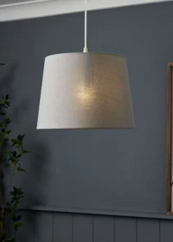 BHS Lang Linen Easyfit Shade Grey (22cm x 30cm)