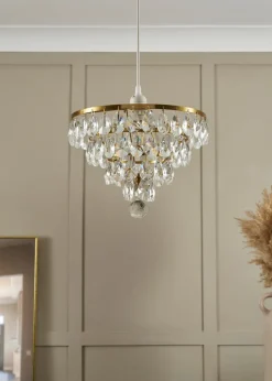 BHS Lighting Elianis Easyfit Brass (21cm x 30cm)