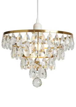 BHS Lighting Elianis Easyfit Brass (21cm x 30cm)