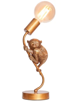 BHS Lighting Tree Tarsier Bronze Table Lamp (33cm x 12cm)