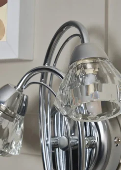 BHS Marianne Wall 2 Light Chrome (26cm x 21cm)