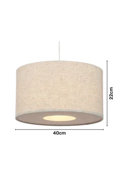 BHS Merle Easy Fit Light Shade (22cm x 39.5cm x 39.5cm)
