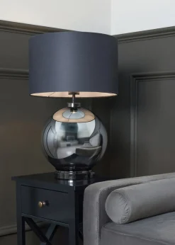 BHS Metro Table Lamp Smoke (57cm x 36.5cm)