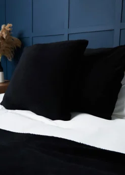 BHS Microfleece  Black Cushion (59x59cm)