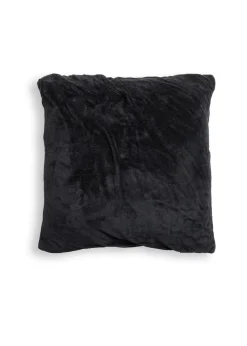 BHS Microfleece  Black Cushion (59x59cm)