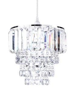 BHS Paladina Easyfit Ceiling Light Chrome (25cm x 25cm)