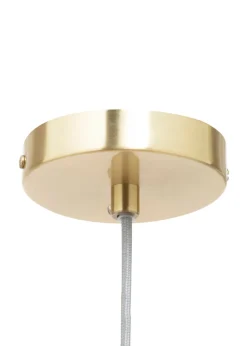 BHS White Plume Feather Ball Pendant Light (112cm x 40cm x 40cm)