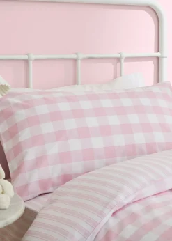 Bianca Fine Linens Check And Stripe Cotton Duvet Cover