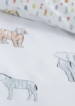 Bianca Fine Linens Zoo Animals Cotton Duvet Cover