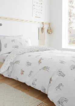 Bianca Fine Linens Zoo Animals Cotton Duvet Cover