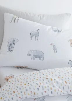 Bianca Fine Linens Zoo Animals Cotton Duvet Cover