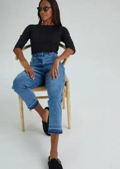 Black 3/4 Sleeve T-Shirt