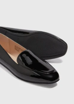 Black Basic Patent Loafers