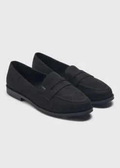 Black Basic Wide Fit Loafers