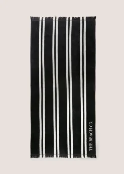Black Beach Co Towel