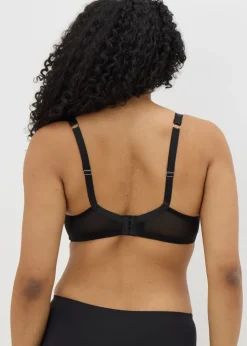 Black DD+ Lace Padded Bra