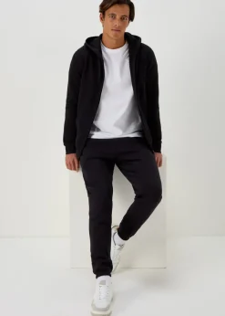 Black Essential Cuffed Joggers