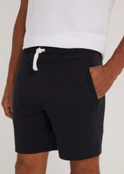 Black Essential Jogger Shorts