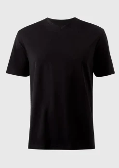 Black Essential V-Neck T-Shirt